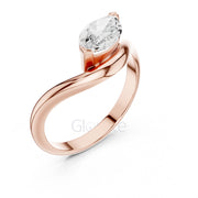 Marquise Diamond Wrap Ring