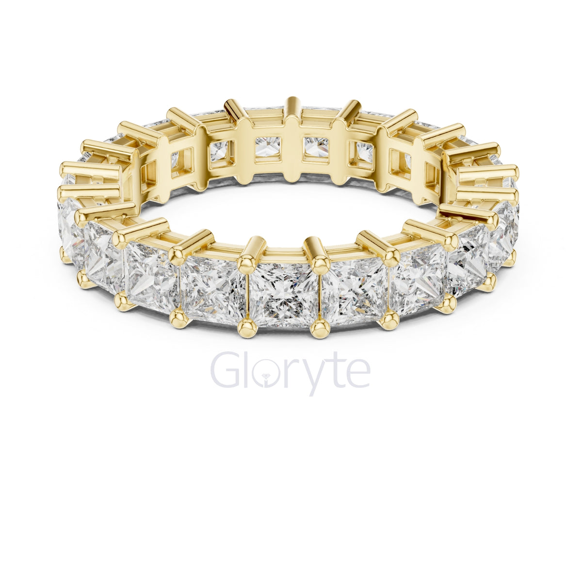 Princess Cut Diamond Eternity Band