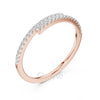Double Row Petite Diamond Wedding Band – Lab-Grown & Moissanite