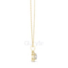 Round Halo Diamond Pendant Necklace
