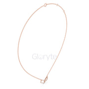 Diamond Link Pendant Necklace