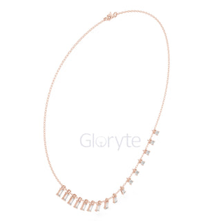 Baguette Diamond Necklace