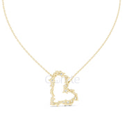 Heart Diamond Pendant Necklace