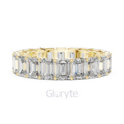 Emerald Cut Diamond Eternity Ring – Classic Full Circle Ring