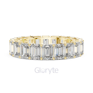 Emerald Cut Diamond Eternity Ring – Classic Full Circle Ring
