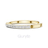 Open Pavé Diamond Band | Lab-Grown & Moissanite | 925 Silver, 10K, 14K Gold