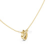 Marquise Cut Bezel Pendant Necklace | 1.5 CT