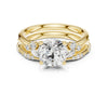 Round Diamond Vintage-Inspired Bridal Set