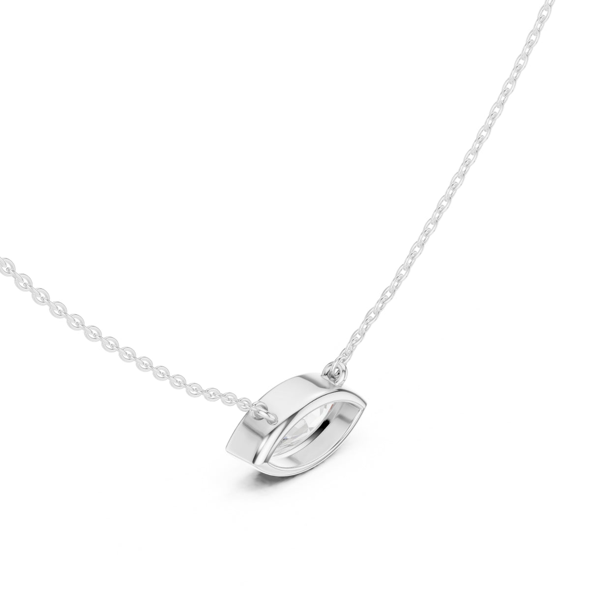 2.50 Carat East-West Diamond Solitaire Pendant – Oval & Marquise Shape