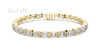 Emerald Cut Diamond Tennis Bracelet 0.30 Pointers