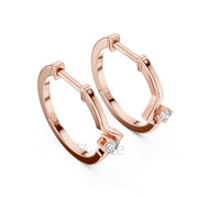 Geometric Hoop Earrings