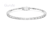 Baguette Cut Diamond Tennis Bracelet