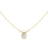 Pear Bezel Diamond Pendant Necklace (1.50 CT)