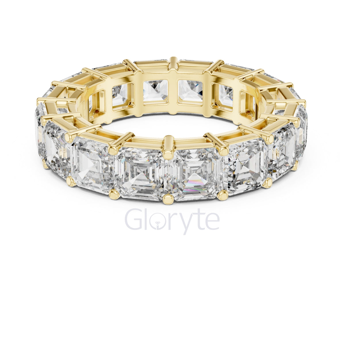 Asscher Cut Diamond Eternity Band