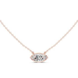 2.50 Carat East-West Diamond Solitaire Pendant – Oval & Marquise Shape