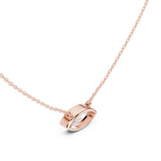 2.50 Carat East-West Diamond Solitaire Pendant – Oval & Marquise Shape