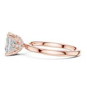 Solitaire Tulip Diamond Ring | 2 Carat Engagement Rings