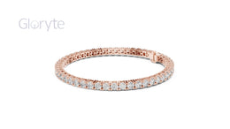 Round Cut Diamond Tennis Bracelet 0.10 Pointers