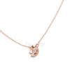 Pear Bezel Diamond Pendant Necklace (1.50 CT)