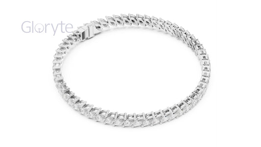 Marquise Cut Diamond Tennis Bracelet