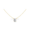 Oval Cut Solitaire Pendant | 2.5 CT  Full Title