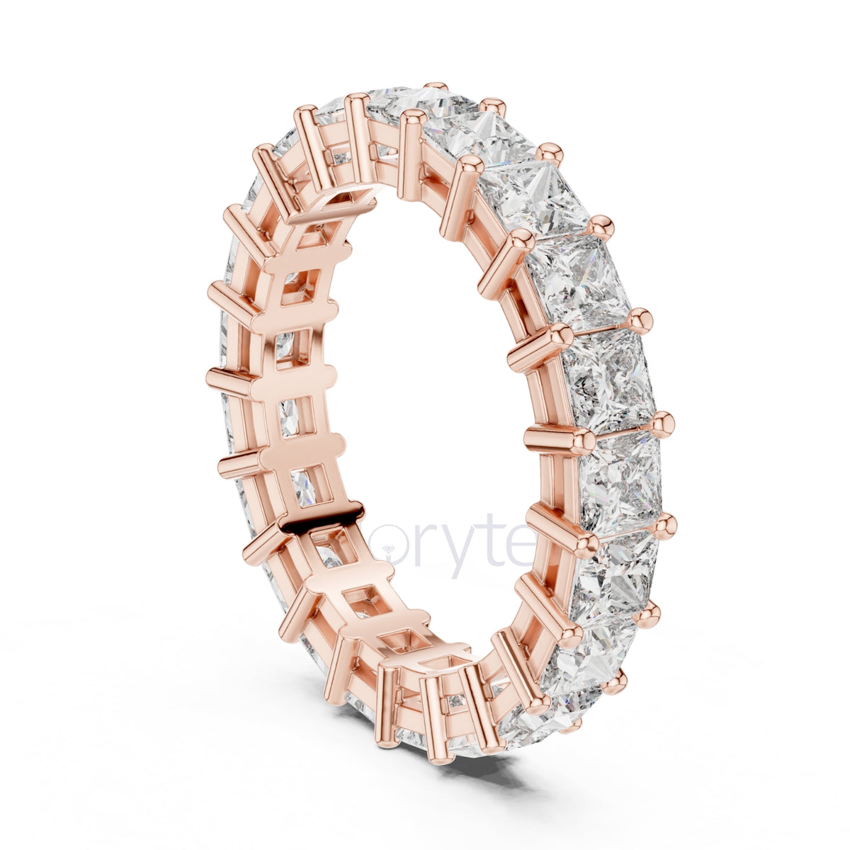 Princess Cut Diamond Eternity Band
