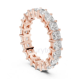 Princess Cut Diamond Eternity Band
