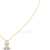 Two-Stone Diamond Pendant Necklace
