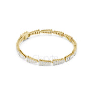 Graduated Baguette Diamond Tennis Bracelet