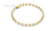 Mixed Shape Diamond Tennis Bracelet