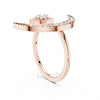 Moon & Star Diamond Ring in 925 Silver, 10K & 14K Gold – Lab-Grown Diamond / Moissanite