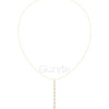 Diamond Vertical Bar Pendant Necklace