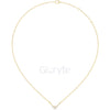 Diamond Cluster V-Shaped Necklace