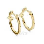 Geometric Hoop Earrings