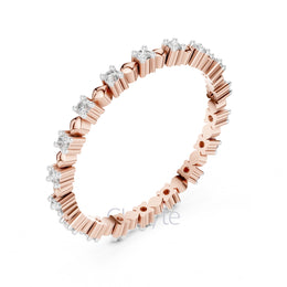 Round Cut Diamond Eternity Band – Classic Full Circle Ring