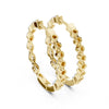 Marquise & Round Diamond Hoop Earrings – Lab-Grown & Moissanite Options | S925, 10k, 14k Gold