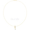 Oval & Pear Drop Diamond Pendant Necklace