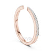 Open Pavé Diamond Band | Lab-Grown & Moissanite | 925 Silver, 10K, 14K Gold