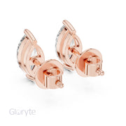 Marquise Cut Diamond Stud Earrings