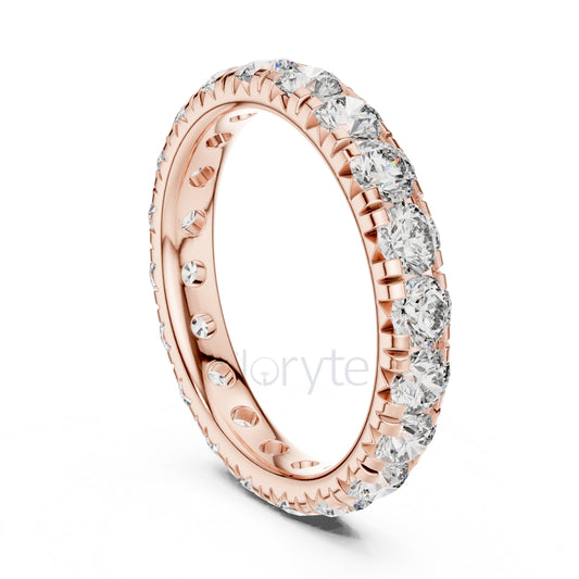 Round Cut Diamond Eternity Band