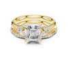Asscher & Marquise Diamond Bridal Set Ring