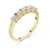 Princess Cut Five Stone Diamond Eternity Band Ring
