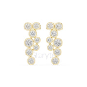 Bubble Cluster Diamond Earrings