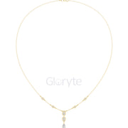 Pear Drop Diamond Necklace