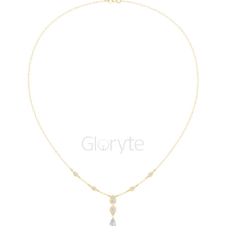 Pear Drop Diamond Necklace
