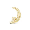 Crescent Moon Diamond Pendant Necklace