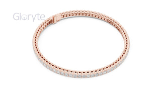 Princess Cut Diamond Tennis Bracelet