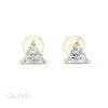 Trillion Cut Diamond Stud Earrings