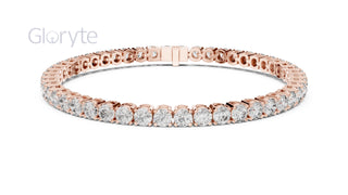 Round Cut Diamond Tennis Bracelet (3.30mm)