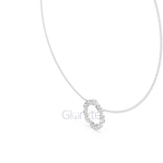 Eternal Halo Diamond Wreath Necklace